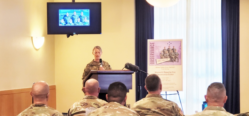 Fort McCoy supports 2023 Women’s Equality Day with special observance