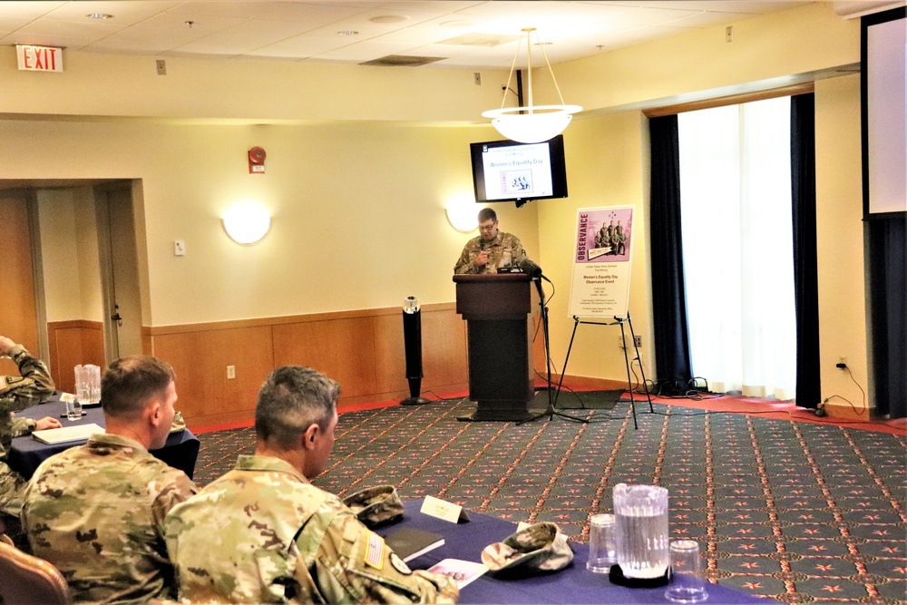 Fort McCoy supports 2023 Women’s Equality Day with special observance