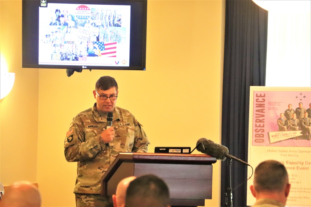 Fort McCoy supports 2023 Women’s Equality Day with special observance