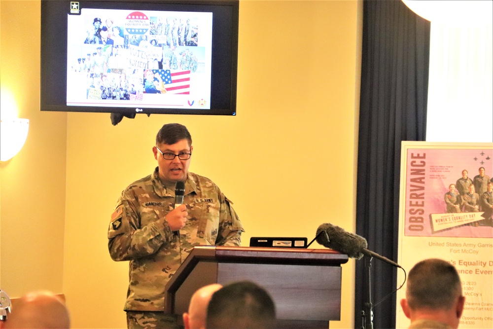 Fort McCoy supports 2023 Women’s Equality Day with special observance