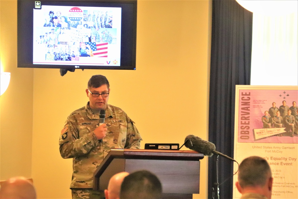 Fort McCoy supports 2023 Women’s Equality Day with special observance