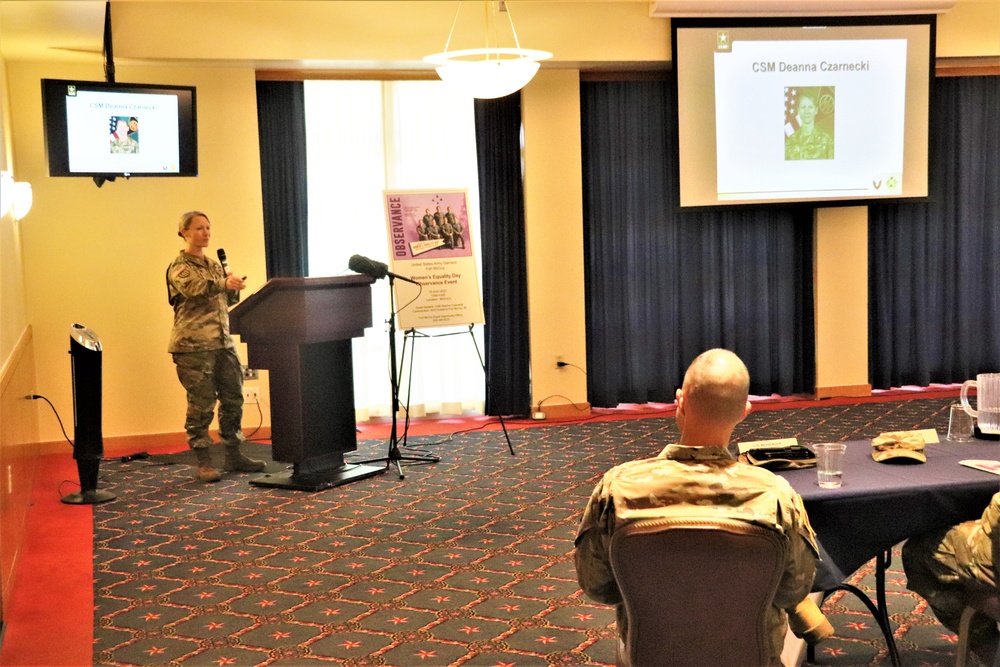 Fort McCoy supports 2023 Women’s Equality Day with special observance