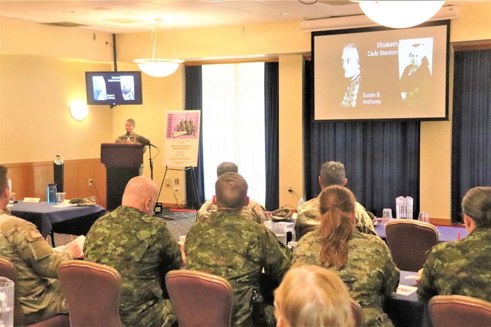 Fort McCoy supports 2023 Women’s Equality Day with special observance