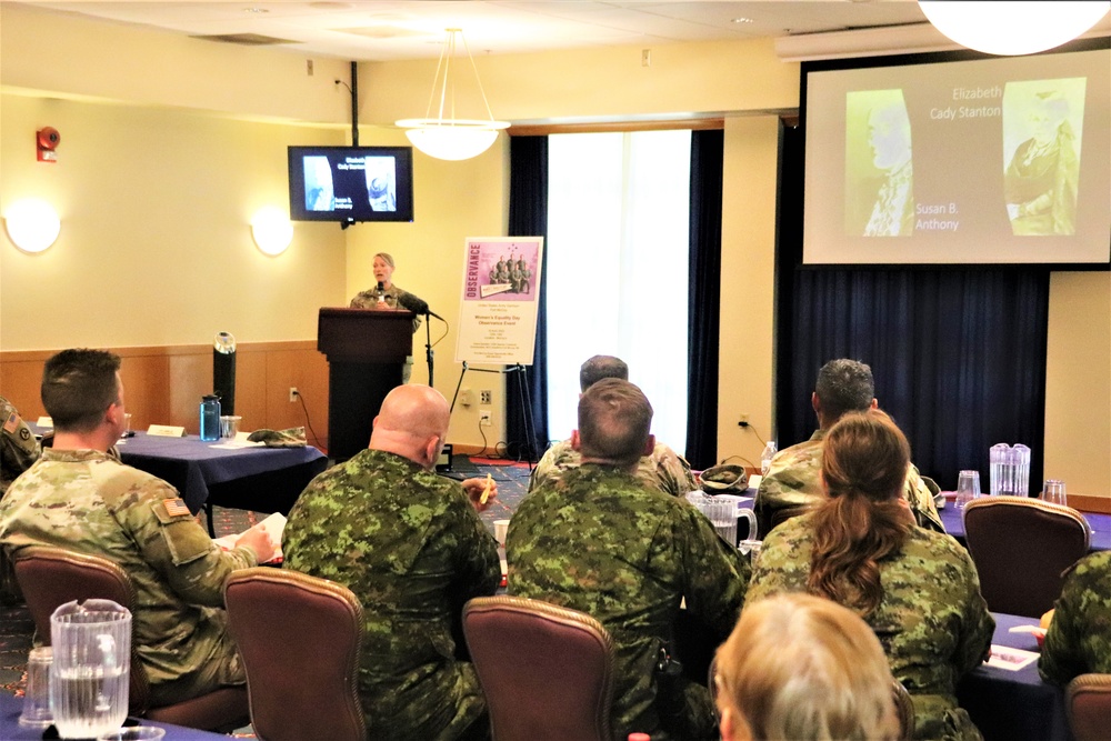 Fort McCoy supports 2023 Women’s Equality Day with special observance