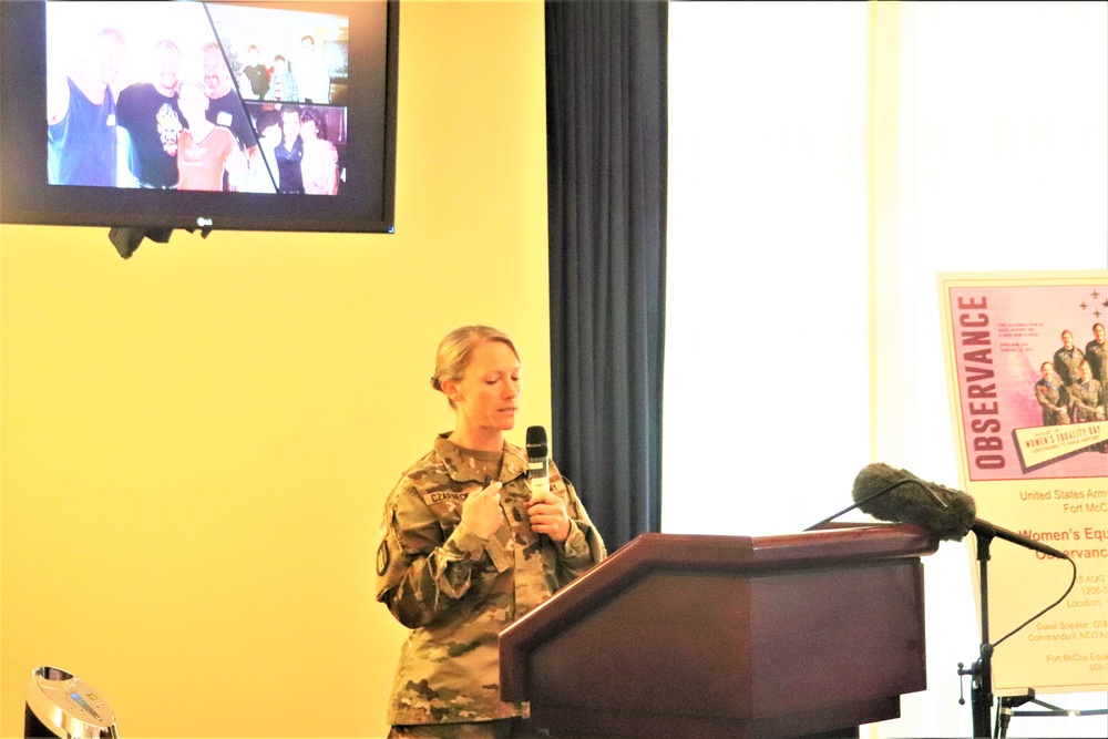 Fort McCoy supports 2023 Women’s Equality Day with special observance