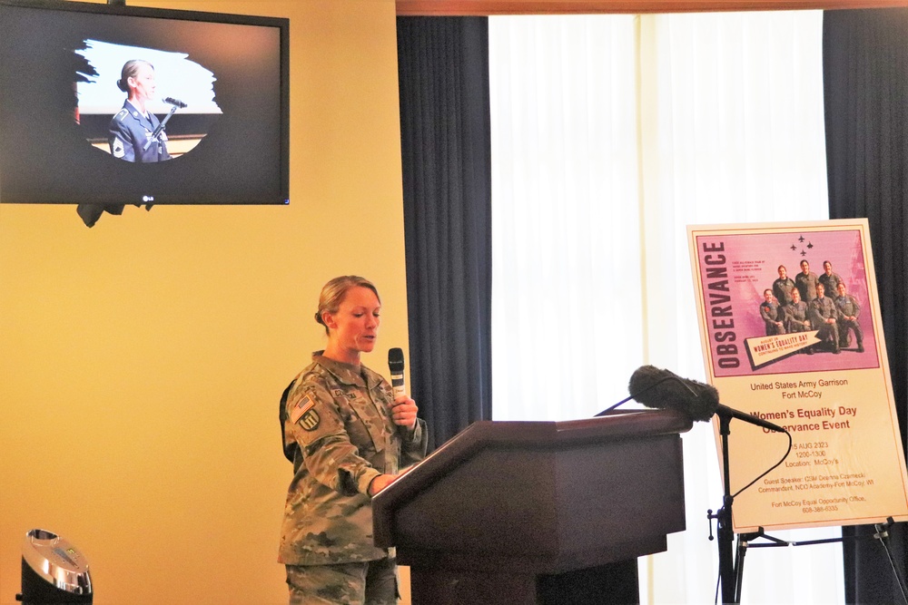 Fort McCoy supports 2023 Women’s Equality Day with special observance