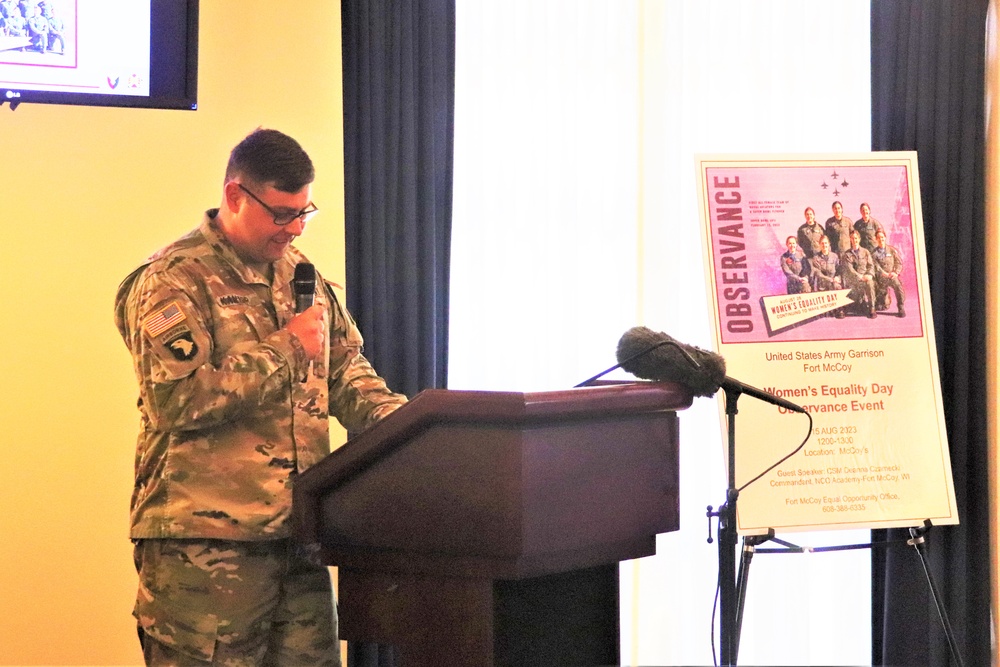 Fort McCoy supports 2023 Women’s Equality Day with special observance