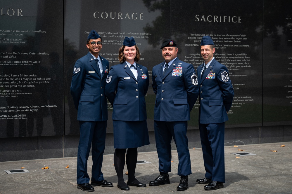 Guard OAY Airmen Visit Air Force Memorial