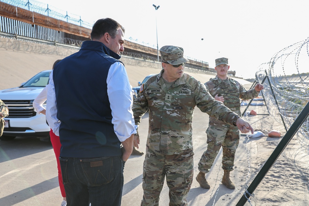 Oklahoma Guardsmen patrol border in support of Operation Lone Star