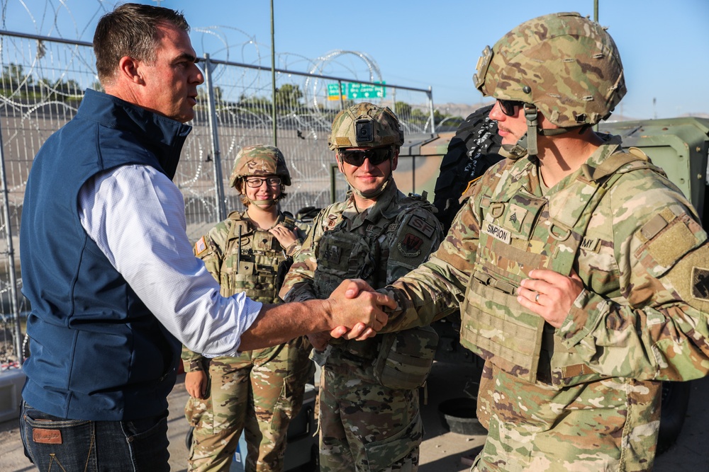 Oklahoma Guardsmen patrol border in support of Operation Lone Star