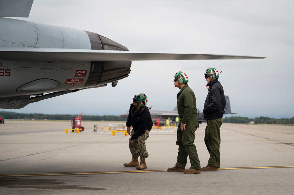 EA-18Gs prepare for flight at Red Flag-Alaska 23-3