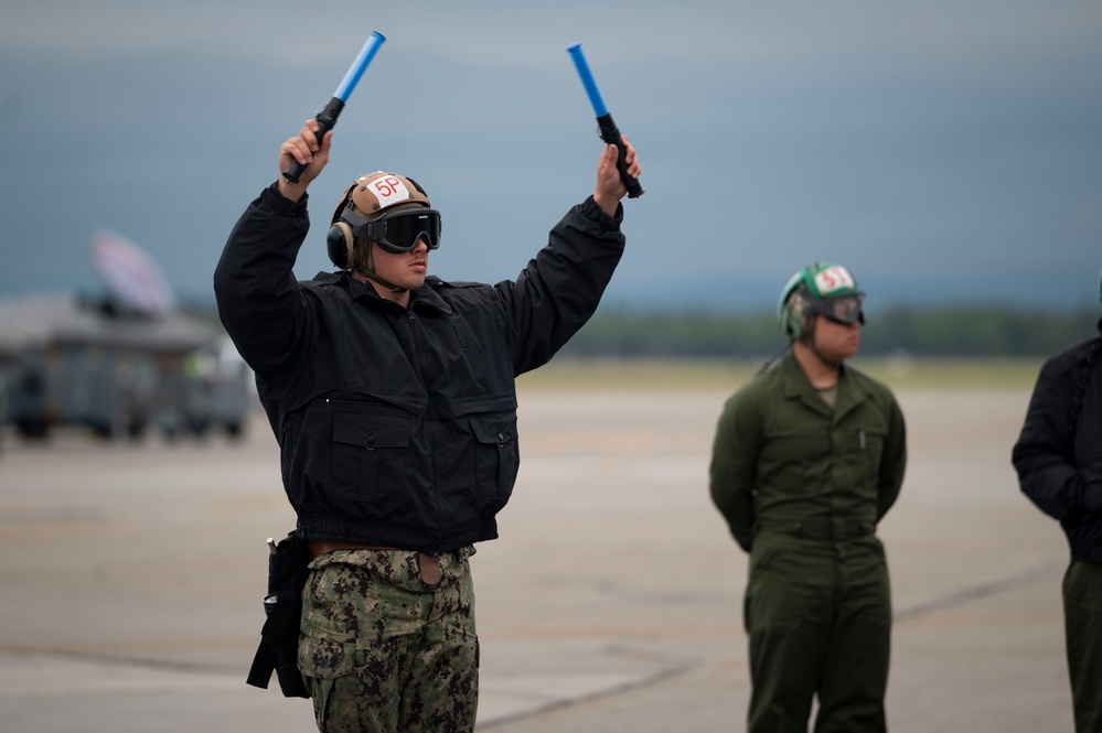 EA-18Gs prepare for flight at Red Flag-Alaska 23-3