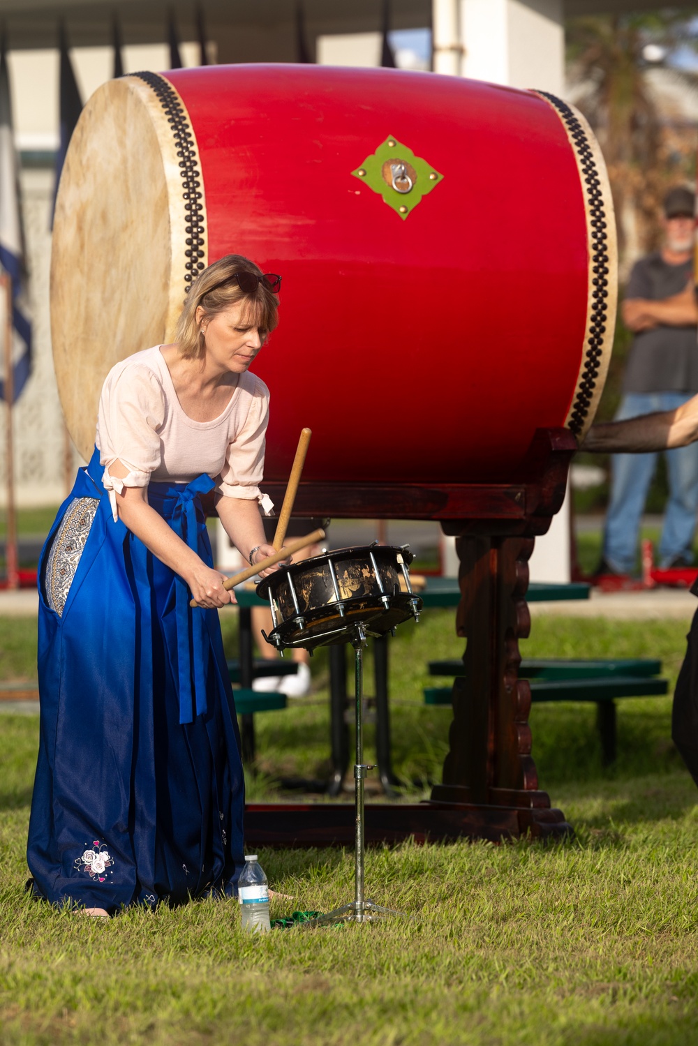 Kubasaki High School hold Ringing of the Bell ceremony