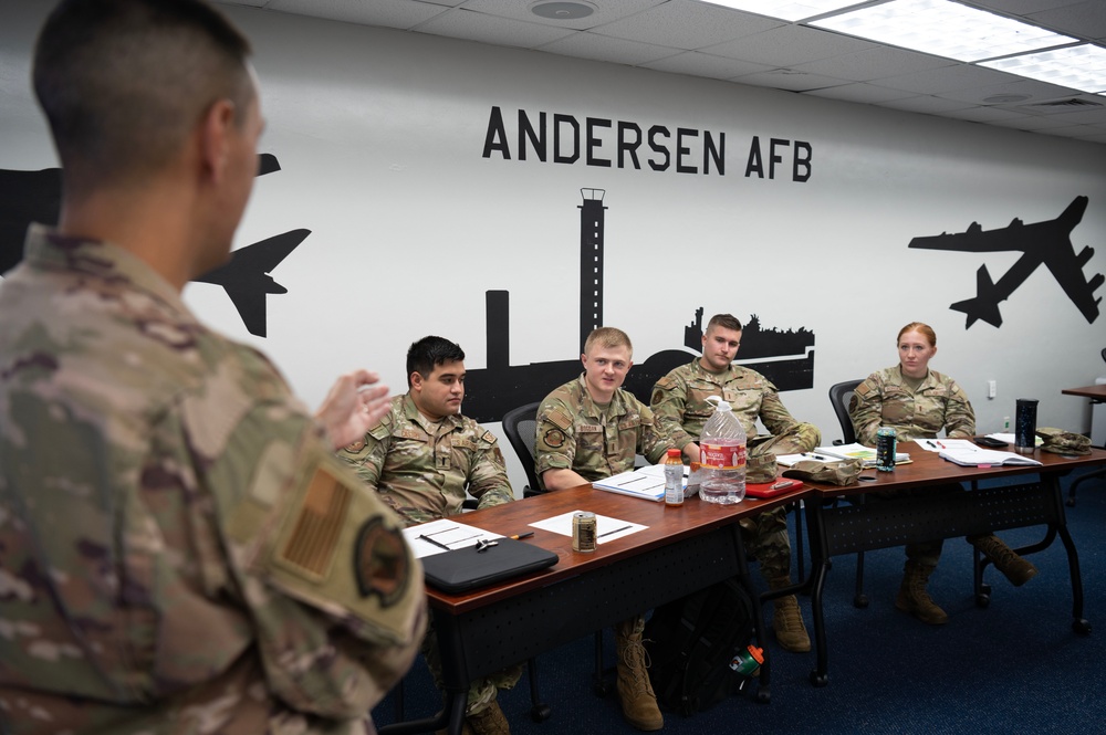 Developing leaders; Andersen holds flight commander course