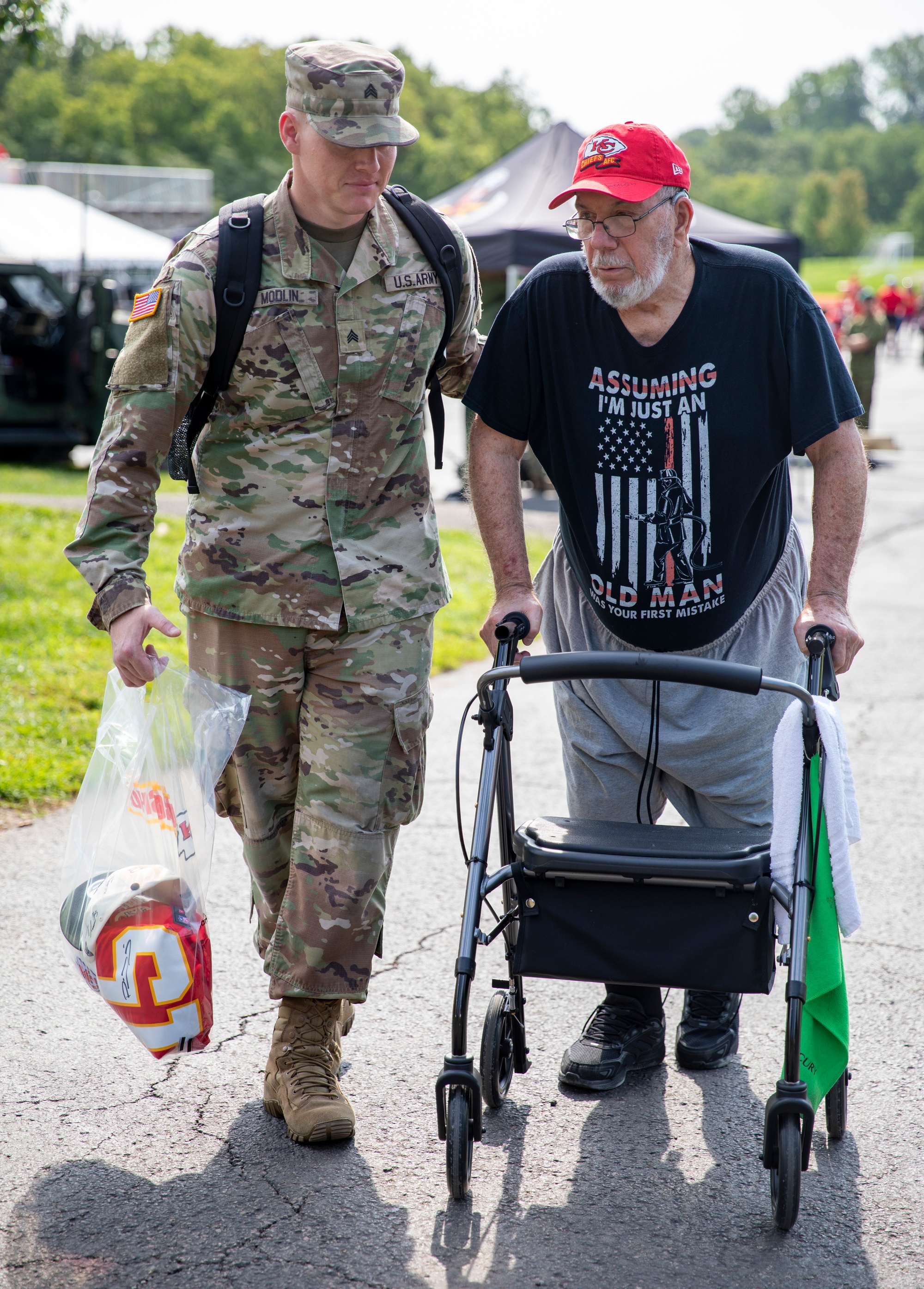 DVIDS - Images - Kansas City Chiefs host military appreciation day during  training camp [Image 4 of 5]