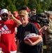 Big Red One Attends Kansas City Chiefs Training Camp