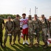 Big Red One Attends Kansas City Chiefs Training Camp