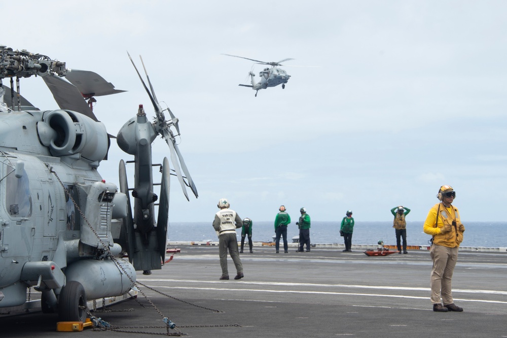 USS Carl Vinson (CVN 70) Conducts Flight Operations