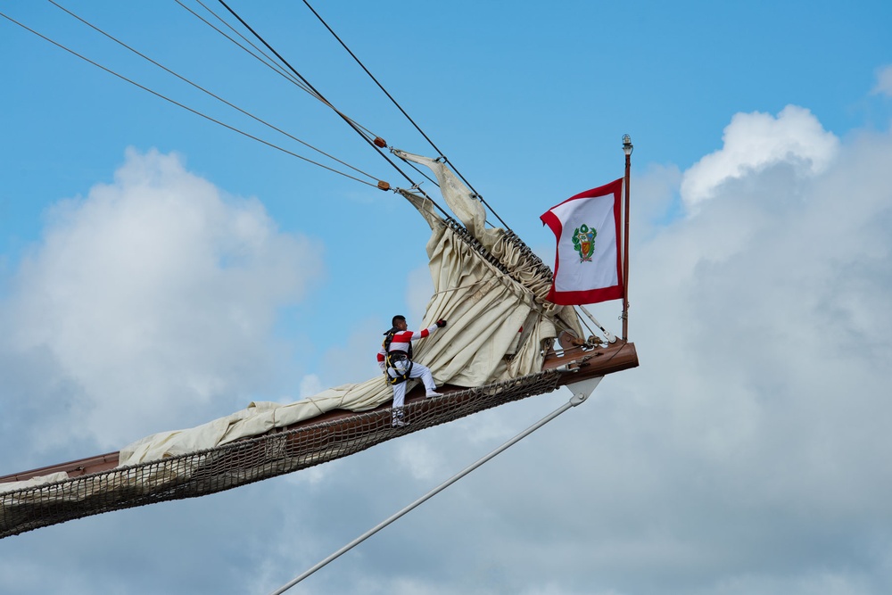 B.A.P. Unión Departs Guam