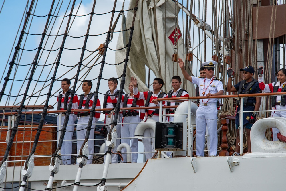 B.A.P. Unión Departs Guam