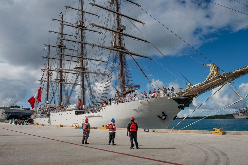 B.A.P. Unión Departs Guam