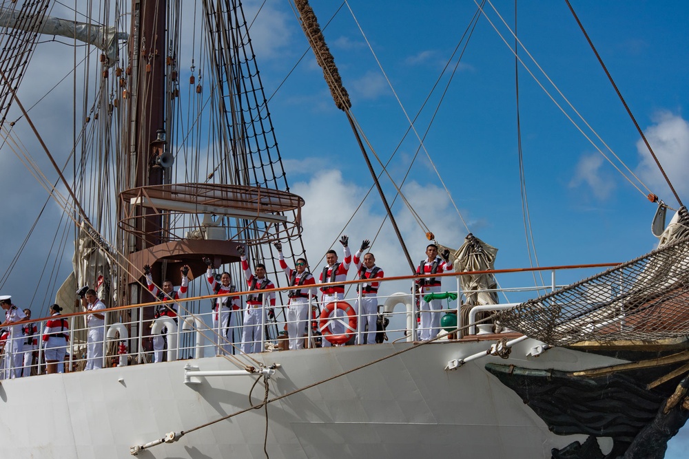 B.A.P. Unión Departs Guam