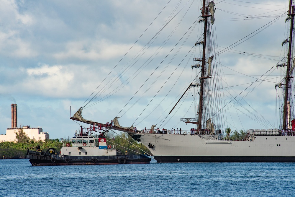 B.A.P. Unión Departs Guam