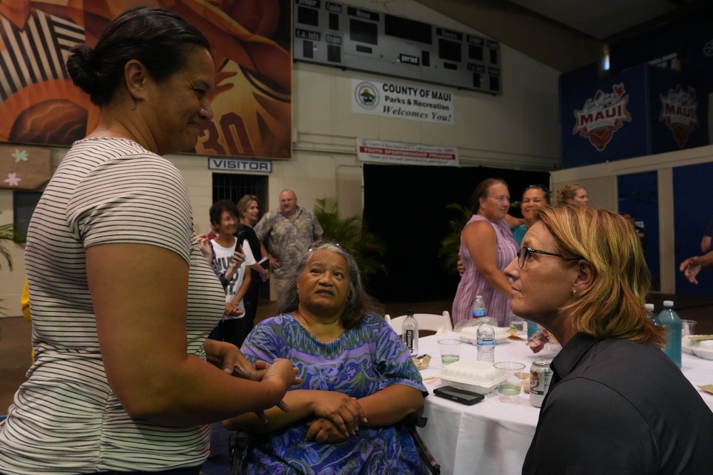 President Biden Speaks at Civic Center After Hawaii Wildfires