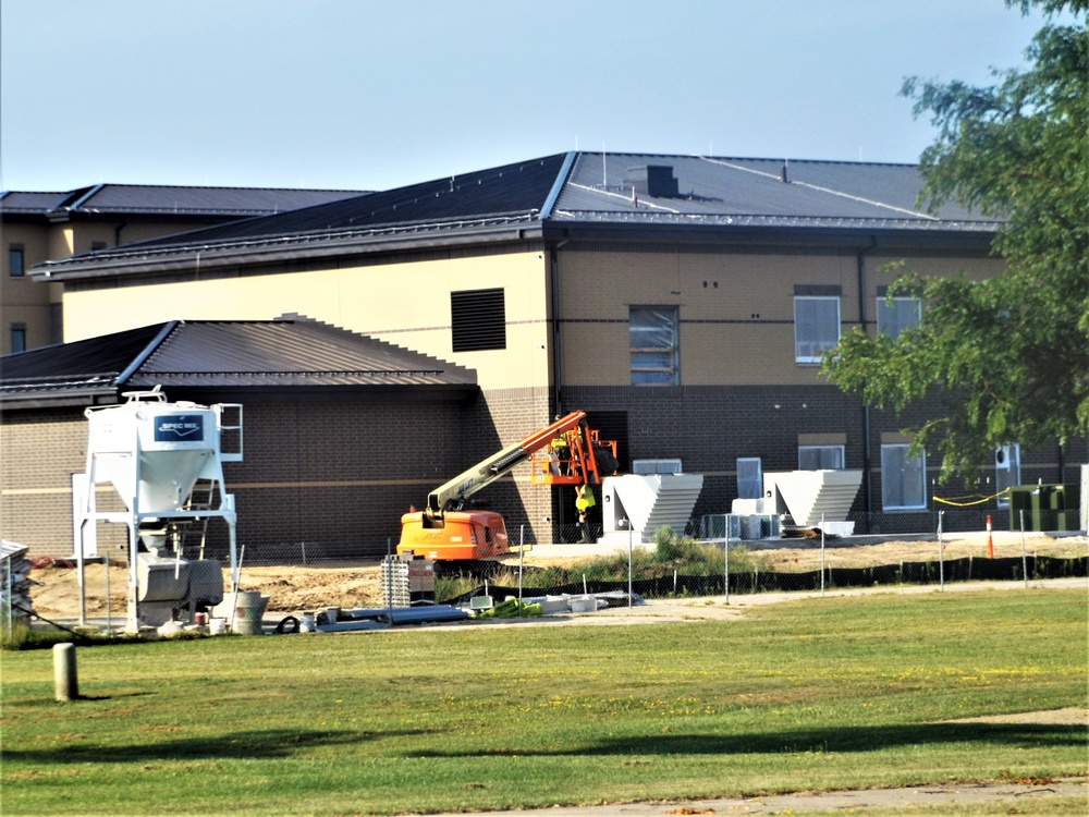 Fort McCoy’s brigade headquarters construction project now 75 percent complete; work remains steady