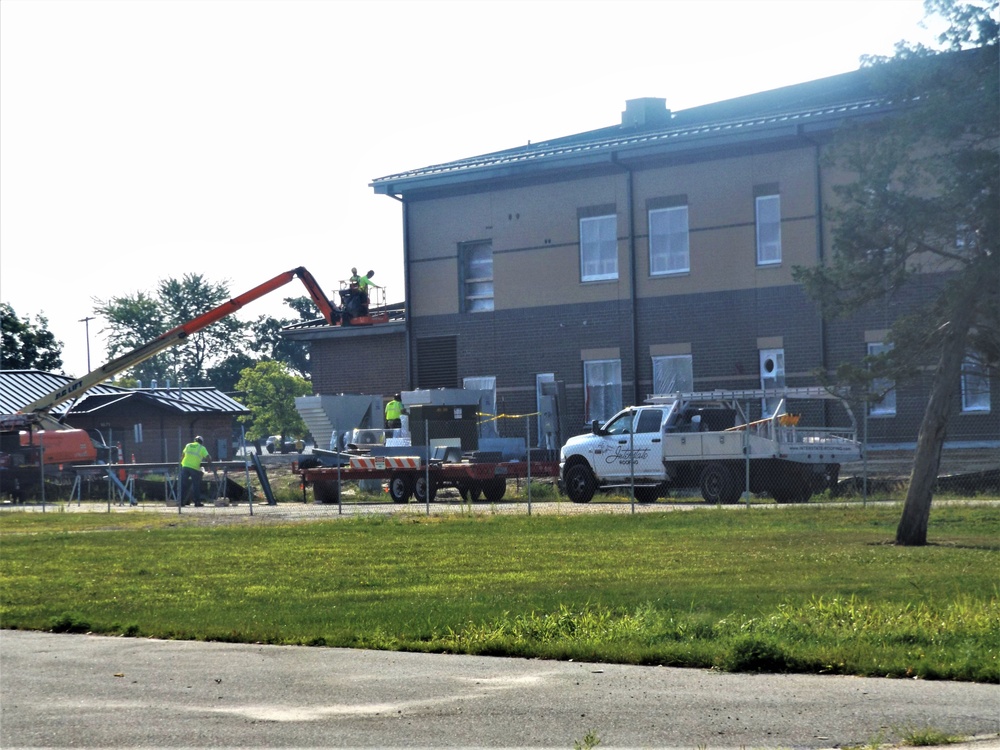 Fort McCoy’s brigade headquarters construction project now 75 percent complete; work remains steady