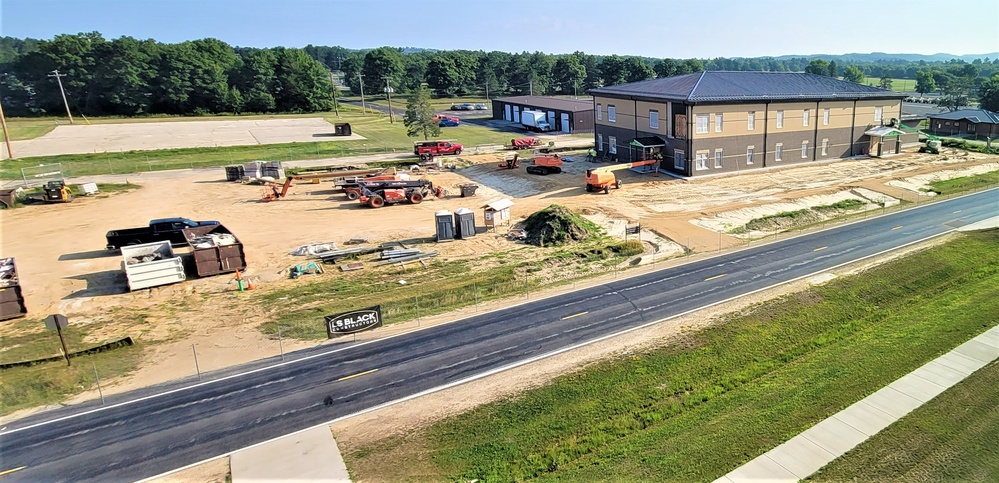 Fort McCoy’s brigade headquarters construction project now 75 percent complete; work remains steady