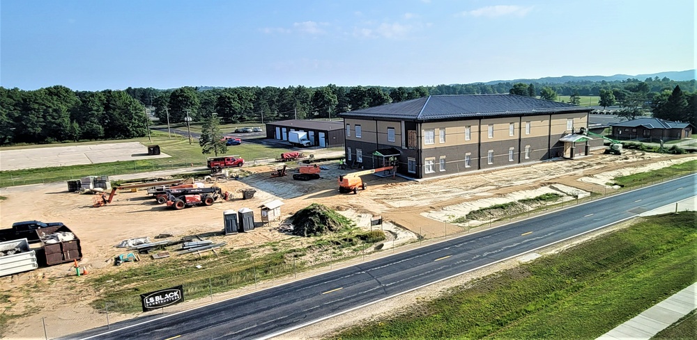 Fort McCoy’s brigade headquarters construction project now 75 percent complete; work remains steady