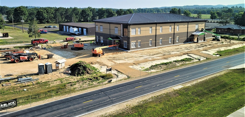 Fort McCoy’s brigade headquarters construction project now 75 percent complete; work remains steady