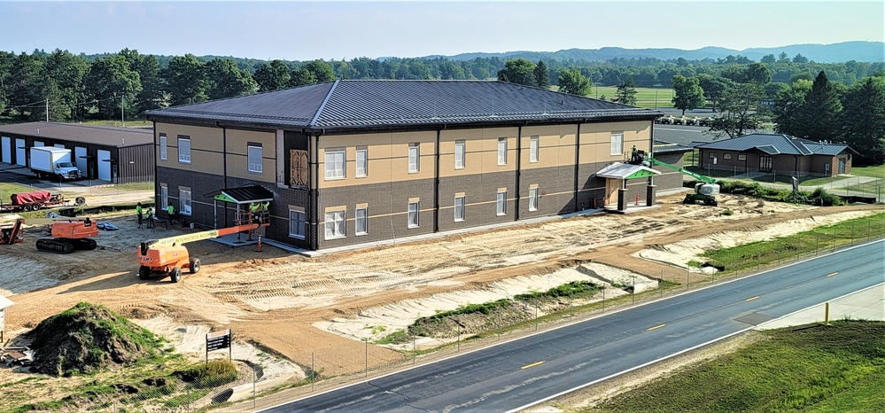 Fort McCoy’s brigade headquarters construction project now 75 percent complete; work remains steady