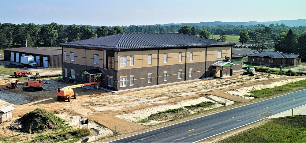 Fort McCoy’s brigade headquarters construction project now 75 percent complete; work remains steady