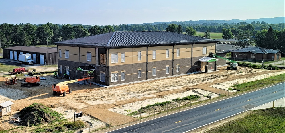 Fort McCoy’s brigade headquarters construction project now 75 percent complete; work remains steady