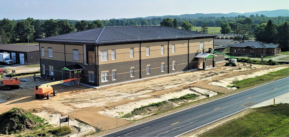 Fort McCoy’s brigade headquarters construction project now 75 percent complete; work remains steady