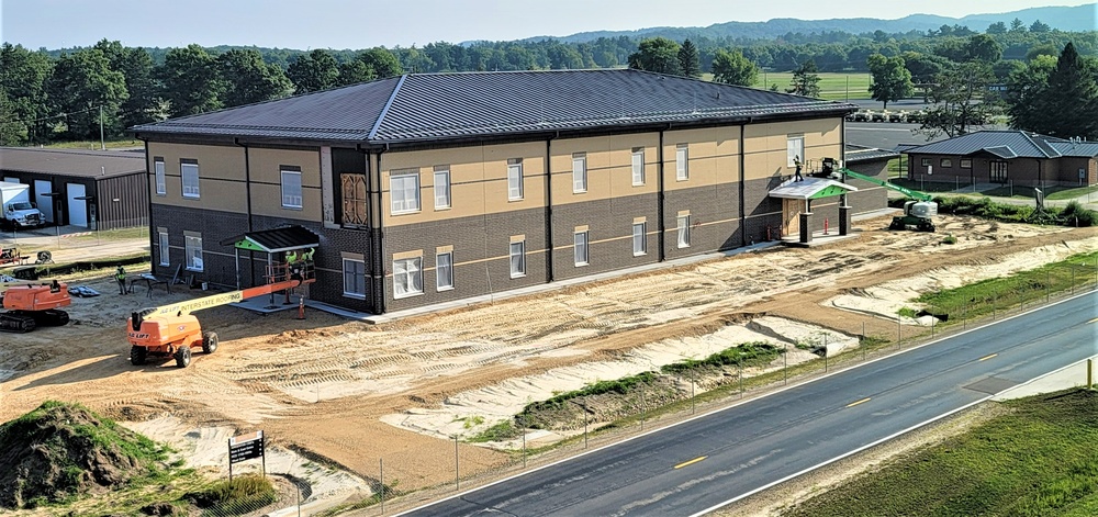 Fort McCoy’s brigade headquarters construction project now 75 percent complete; work remains steady