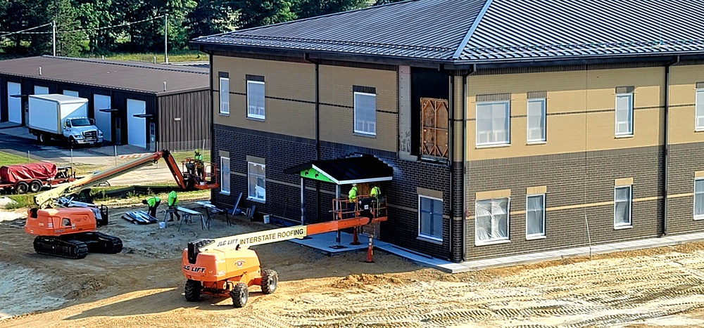 Fort McCoy’s brigade headquarters construction project now 75 percent complete; work remains steady