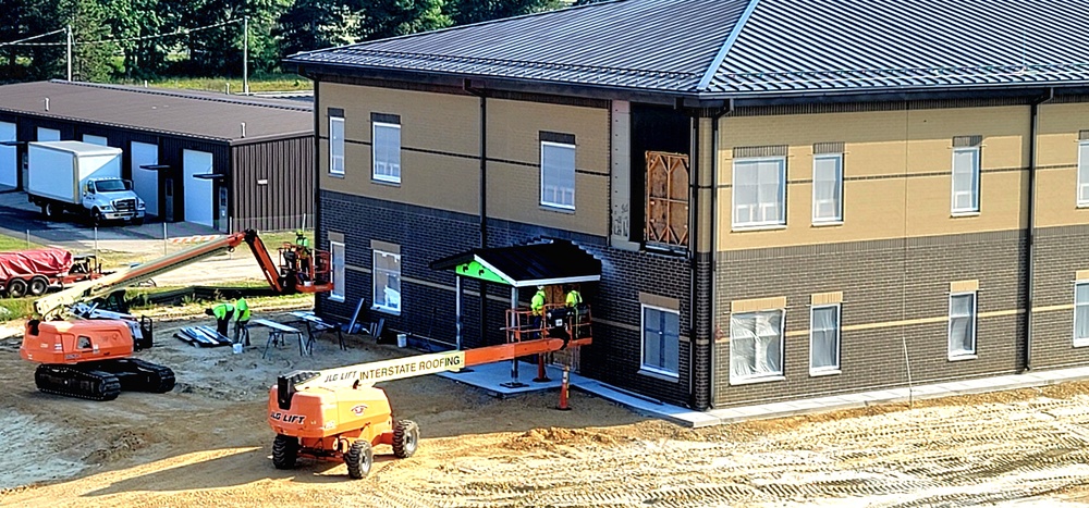 Fort McCoy’s brigade headquarters construction project now 75 percent complete; work remains steady