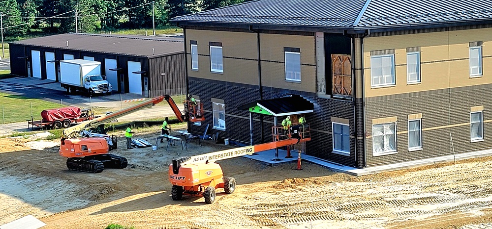 Fort McCoy’s brigade headquarters construction project now 75 percent complete; work remains steady