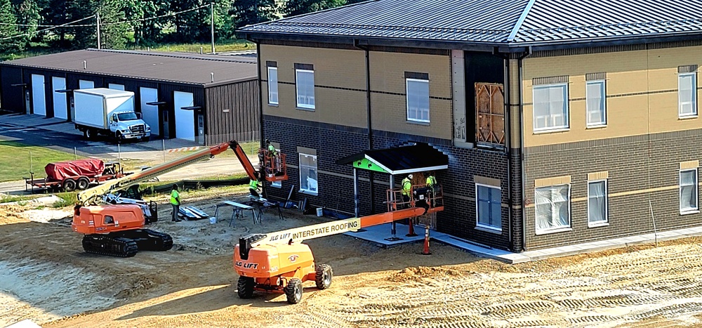 Fort McCoy’s brigade headquarters construction project now 75 percent complete; work remains steady