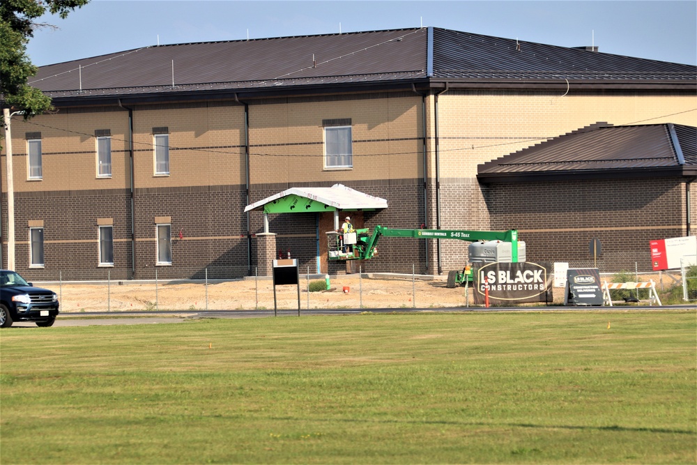 Fort McCoy’s brigade headquarters construction project now 75 percent complete; work remains steady