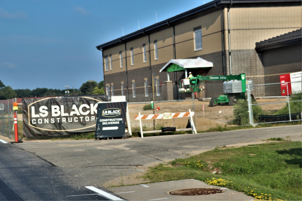 Fort McCoy’s brigade headquarters construction project now 75 percent complete; work remains steady