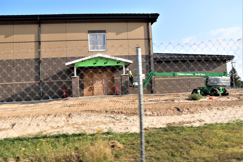 Fort McCoy’s brigade headquarters construction project now 75 percent complete; work remains steady