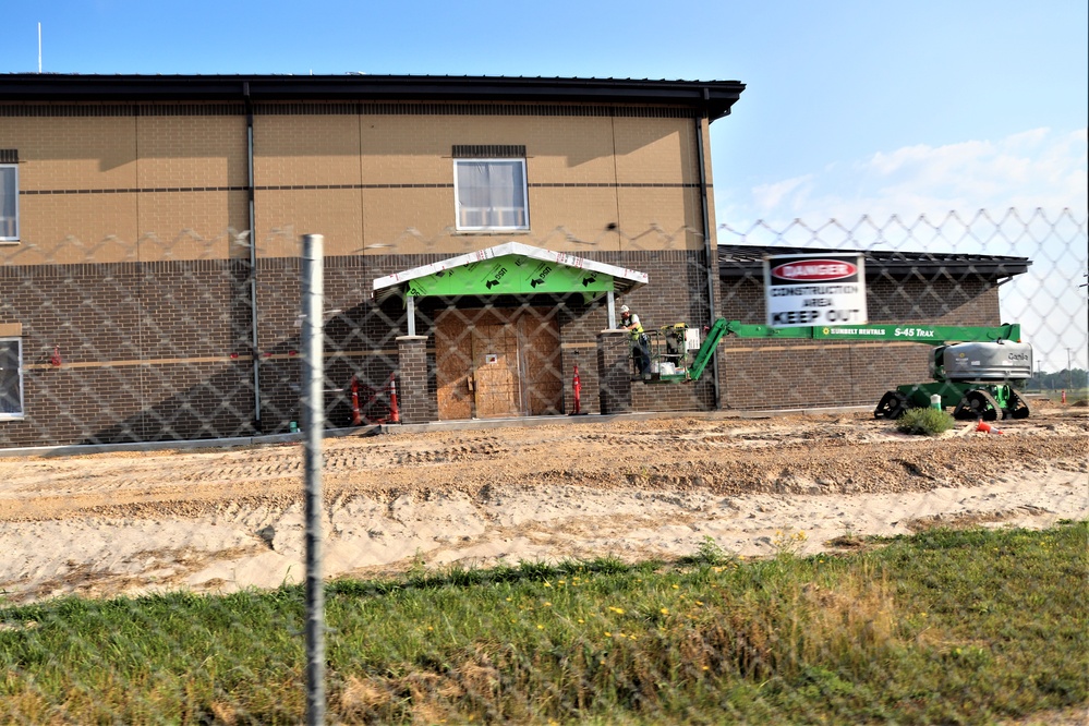 Fort McCoy’s brigade headquarters construction project now 75 percent complete; work remains steady