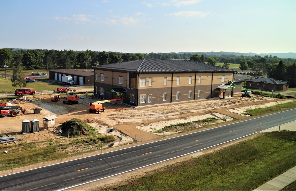 Fort McCoy’s brigade headquarters construction project now 75 percent complete; work remains steady