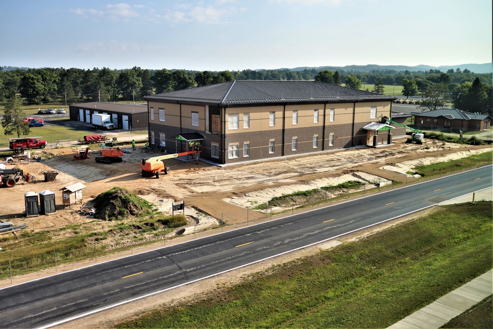 Fort McCoy’s brigade headquarters construction project now 75 percent complete; work remains steady