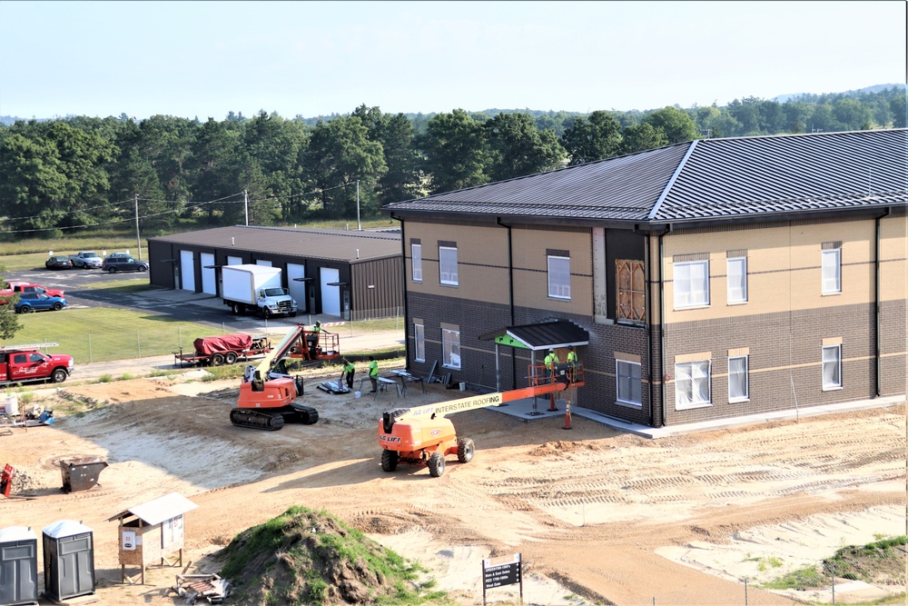 Fort McCoy’s brigade headquarters construction project now 75 percent complete; work remains steady