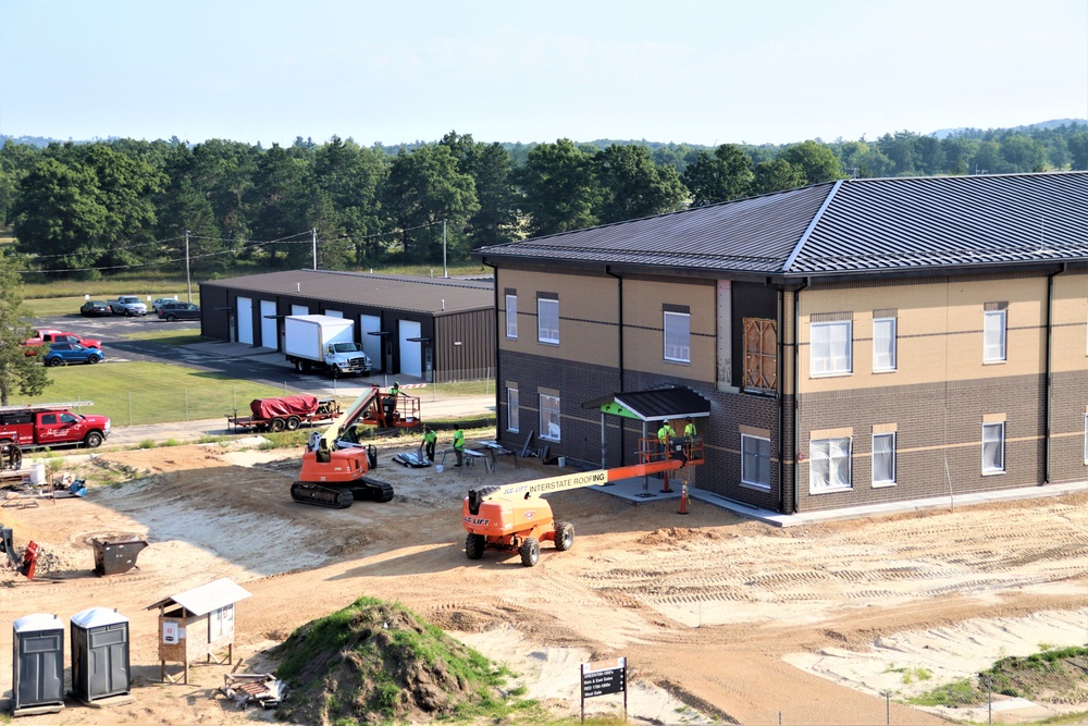 Fort McCoy’s brigade headquarters construction project now 75 percent complete; work remains steady